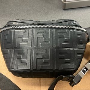 Brand new Fendi nappa leather belt bag. SOLD